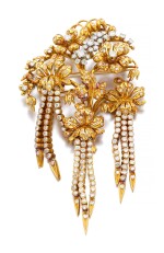 GOLD AND DIAMOND BROOCH | ILIAS LALAOUNIS