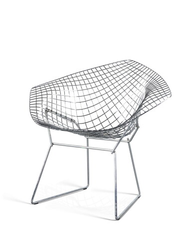 View full screen - View 1 of Lot 75. HARRY BERTOIA | DIAMOND CHAIR .