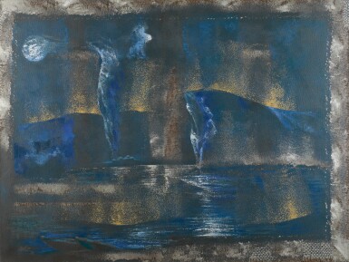 View full screen - View 1 of Lot 101. WISDOM KUDOWOR | BLUE SCAPE.