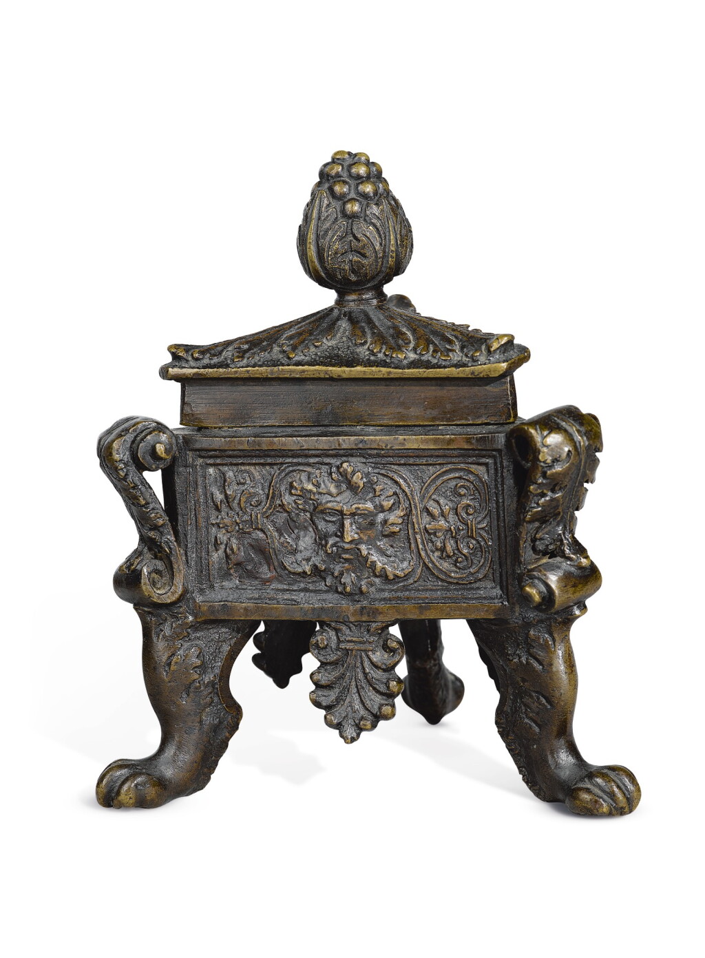 View full screen - View 1 of Lot 712. covered Inkwell.
