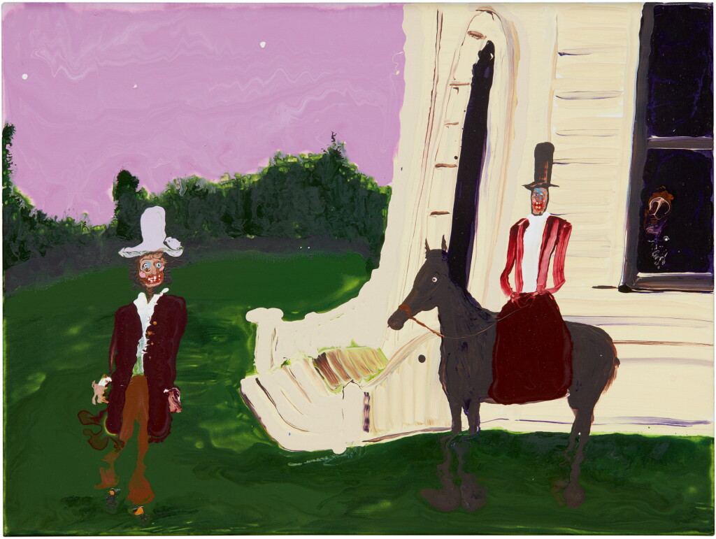 View full screen - View 1 of Lot 407. GENIEVE FIGGIS | IN THE GARDEN WITH MY HORSE.