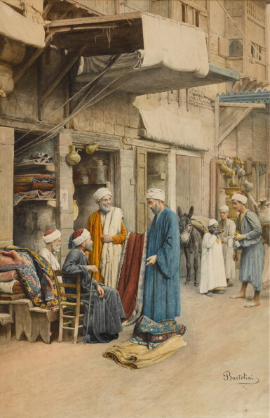 View full screen - View 1 of Lot 58. The Carpet Seller.