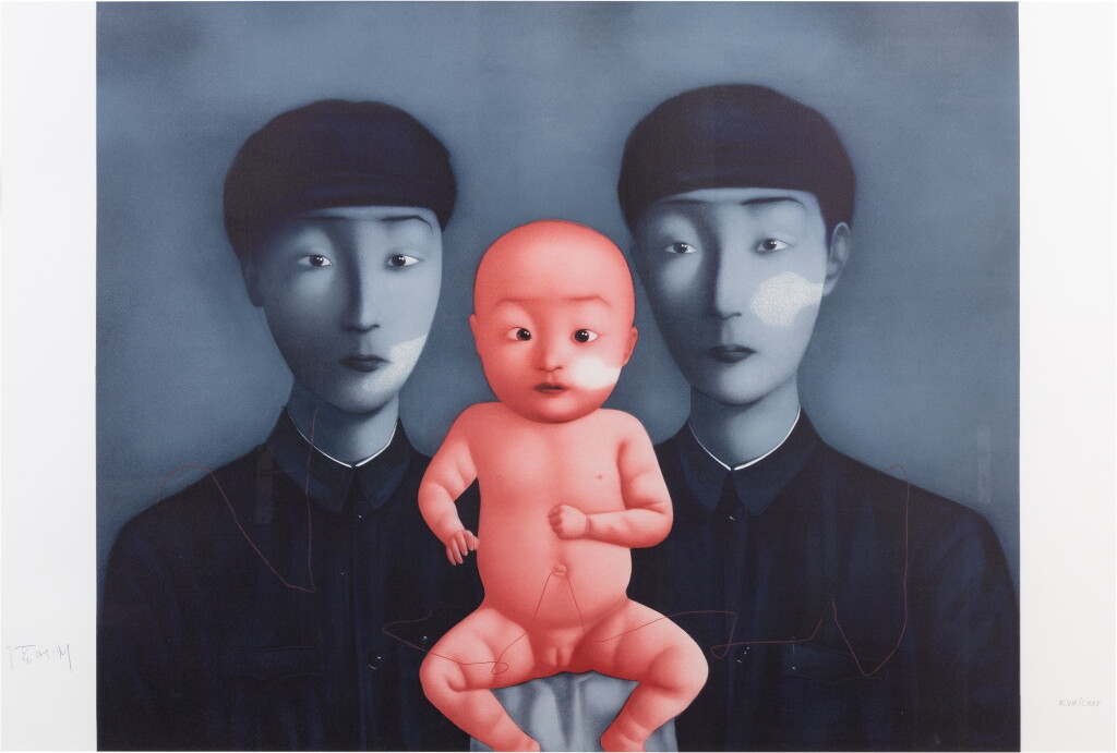 View full screen - View 1 of Lot 153. Comrades with red baby (from the series Bloodline).