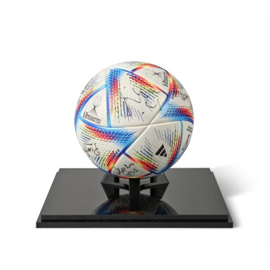 View full screen - View 1 of Lot 39. 2022 FIFA World Cup Soccer Ball.