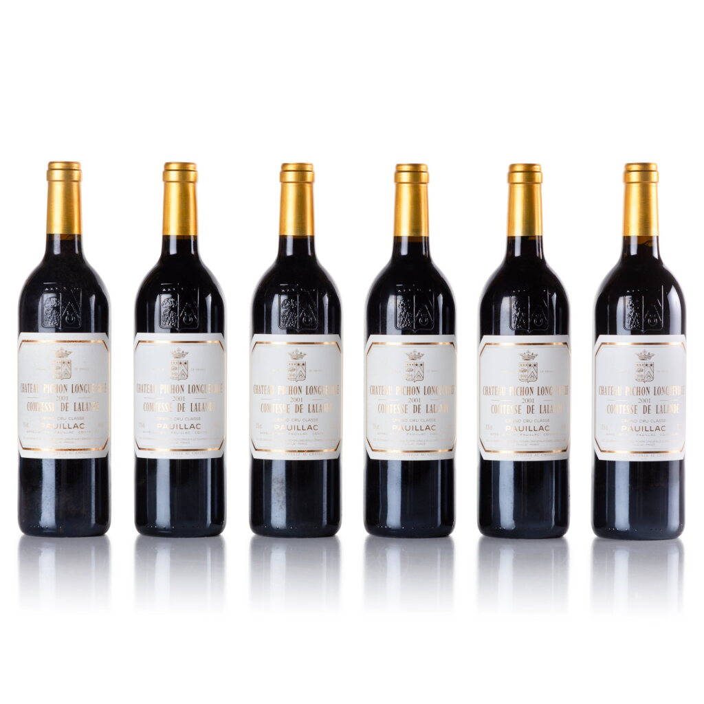 View full screen - View 1 of Lot 607. Château Pichon Longueville, Lalande 2001 (12 BT).