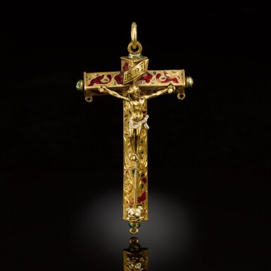 View full screen - View 1 of Lot 38. Spanish, circa 1600 | Pendant Crucifix.