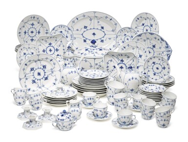 View full screen - View 1 of Lot 22. A Royal Copenhagen ‘Blue Lace’ Dinner, Tea, and Coffee Service, Modern.