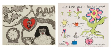 View full screen - View 1 of Lot 154. Rain; and Our Love Was a Beautiful Flower.