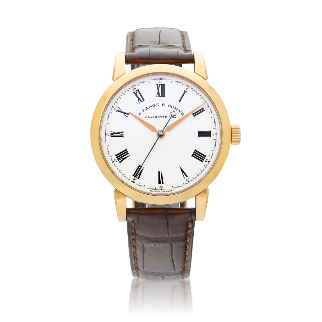 View full screen - View 1 of Lot 8025. Richard Lange, Reference 232.032 | A pink gold wristwatch, Circa 2008 | 朗格 | Richard Lange 型號232.032 | 粉紅金腕錶,約2008年製.