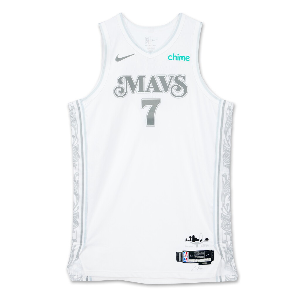 View full screen - View 1 of Lot 113. Dwight Powell Dallas Mavericks 2024-2025 Game Issued City Edition Jersey | Probable Wear.