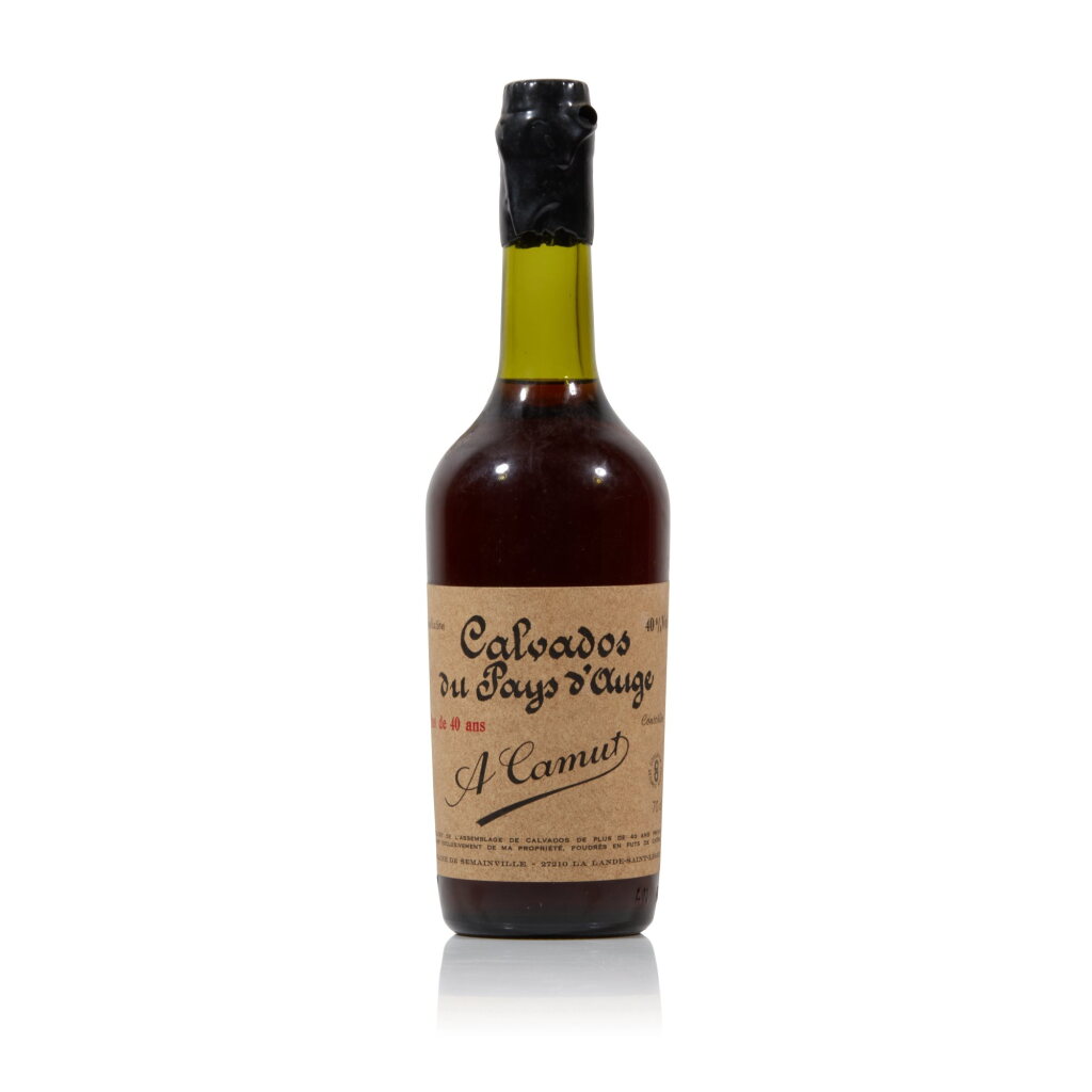 View full screen - View 1 of Lot 171. A. Camut Calvados Pays d'Auge 40 Year Old 40.0 abv NV (1 BT 70cl).