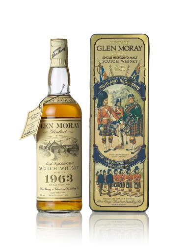 View full screen - View 1 of Lot 6049. Glen Moray 25 Year Old 43.0 abv 1963 (1 BT).