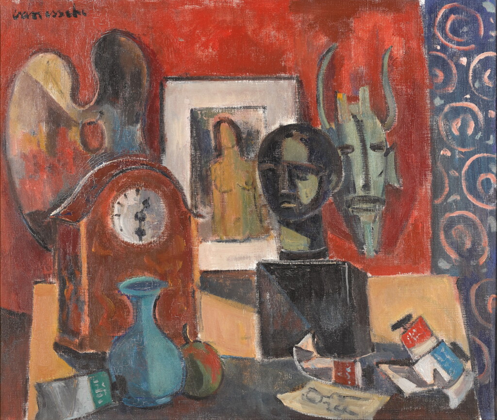 View full screen - View 1 of Lot 86. MAURICE VAN ESSCHE | UNTITLED (STILL LIFE).