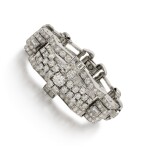 Diamond bracelet, mid 20th century