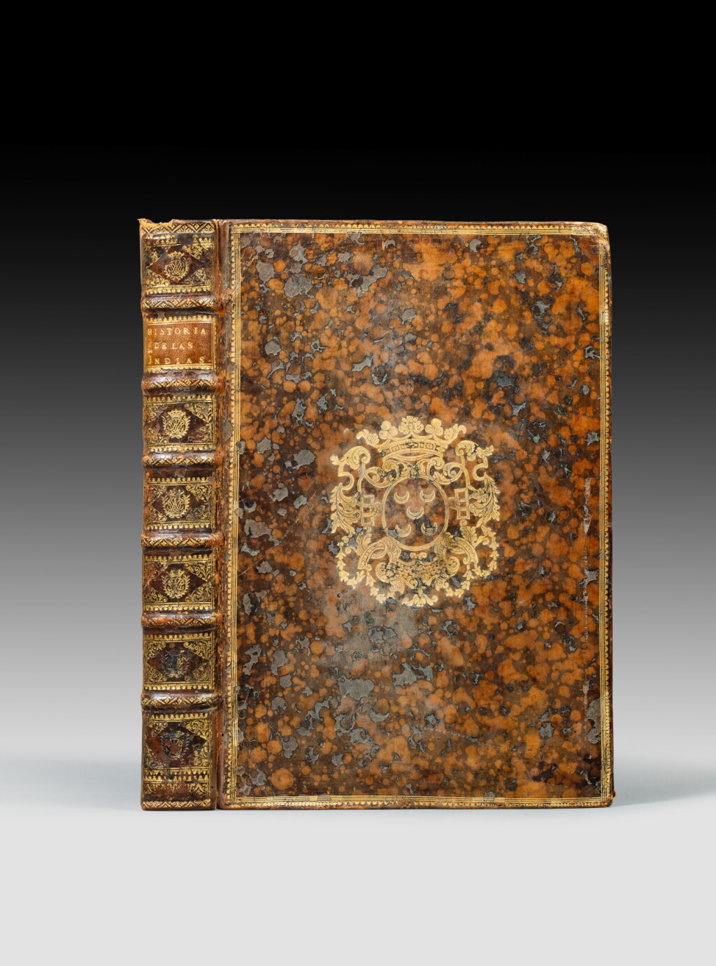 View full screen - View 1 of Lot 44. Hispania Victrix. 1553. In-folio. Rare. Aux armes d'un grand maître portugais de l'Ordre de Malte..