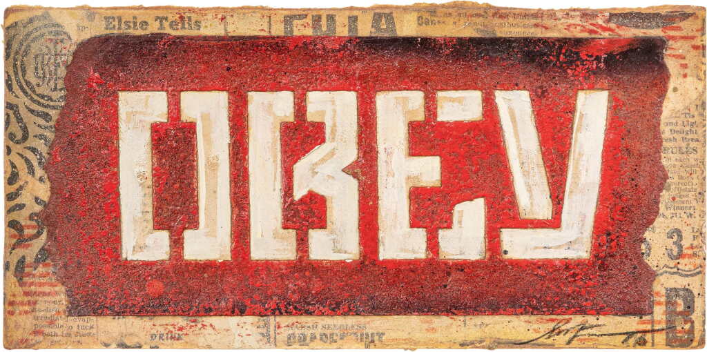 View full screen - View 1 of Lot 259. Obey.