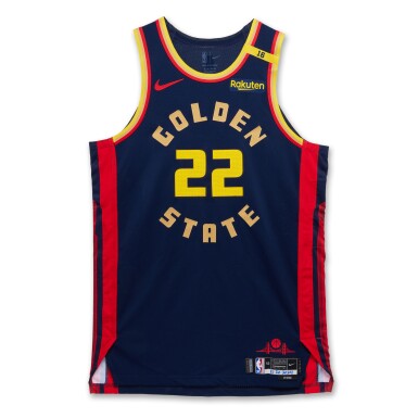 View full screen - View 1 of Lot 67. Andrew Wiggins Golden State Warriors 2024-2025 Game Worn City Edition Jersey .