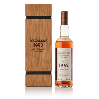 View full screen - View 1 of Lot 9106. The Macallan Fine & Rare 50 Year Old 50.8 abv 1952 (1 BT70).