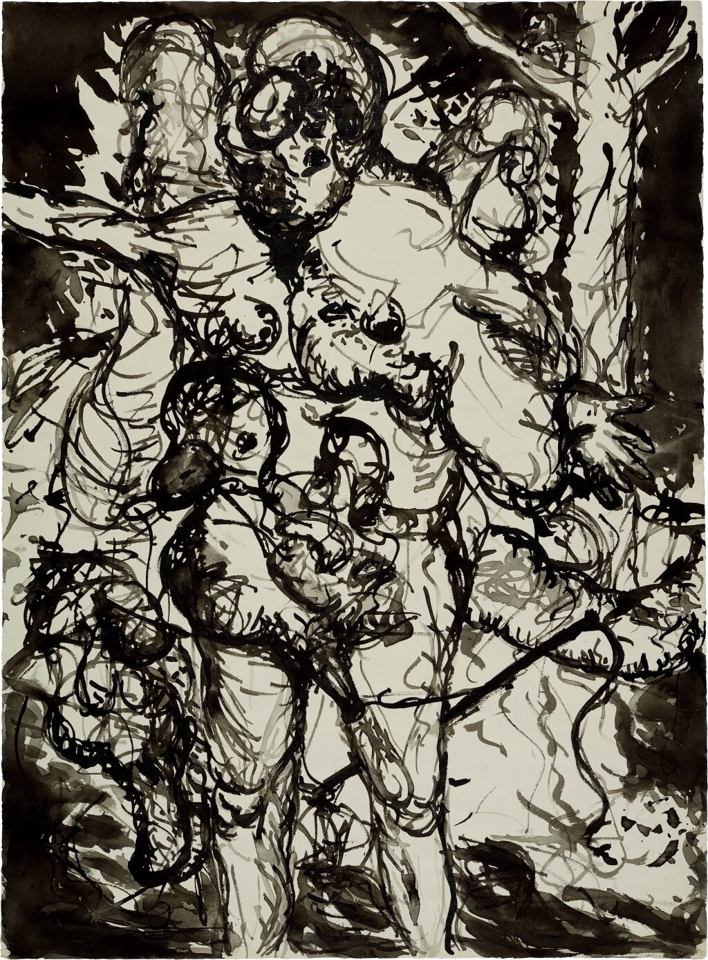 View full screen - View 1 of Lot 204. Ohne Titel (Figur mit Enten).
