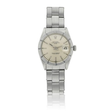 View full screen - View 1 of Lot 147. ROLEX | REF 1501 DATE, A STAINLESS STEEL AUTOMATIC CENTER SECONDS WRISTWATCH WITH DATE AND BRACELET CIRCA 1968.