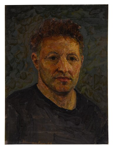 View full screen - View 1 of Lot 69. HERMAN ROSE | SELF-PORTRAIT.