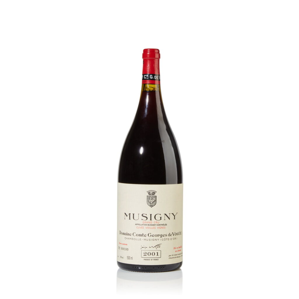 View full screen - View 1 of Lot 42. Musigny, Cuvée Vieilles Vignes 2001 Comte Georges de Vogüé (1 MAG).
