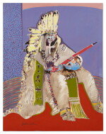 Indian with Feathers