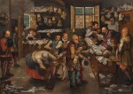 FOLLOWER OF PIETER BRUEGHEL THE YOUNGER | The Village Lawyer's Office