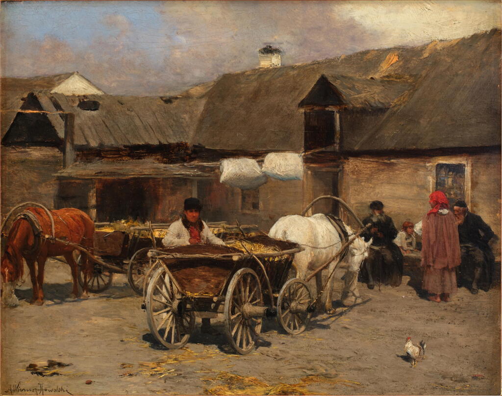 View full screen - View 1 of Lot 137. Village Scene.