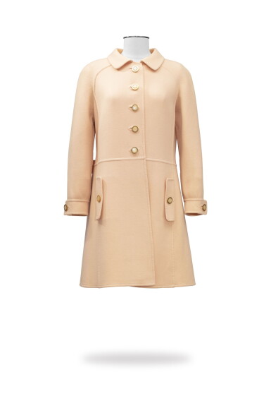 View full screen - View 1 of Lot 2. Lancetti, circa 1965, Wool coat | Manteau à petit col.