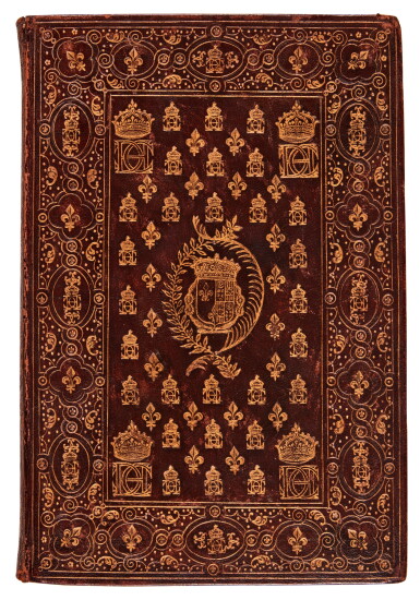 View full screen - View 1 of Lot 1155. Macrobius, Interpretatio in Somnium Scipionis, Venice, 1521, Parisian morocco gilt for Catherine de Médicis.