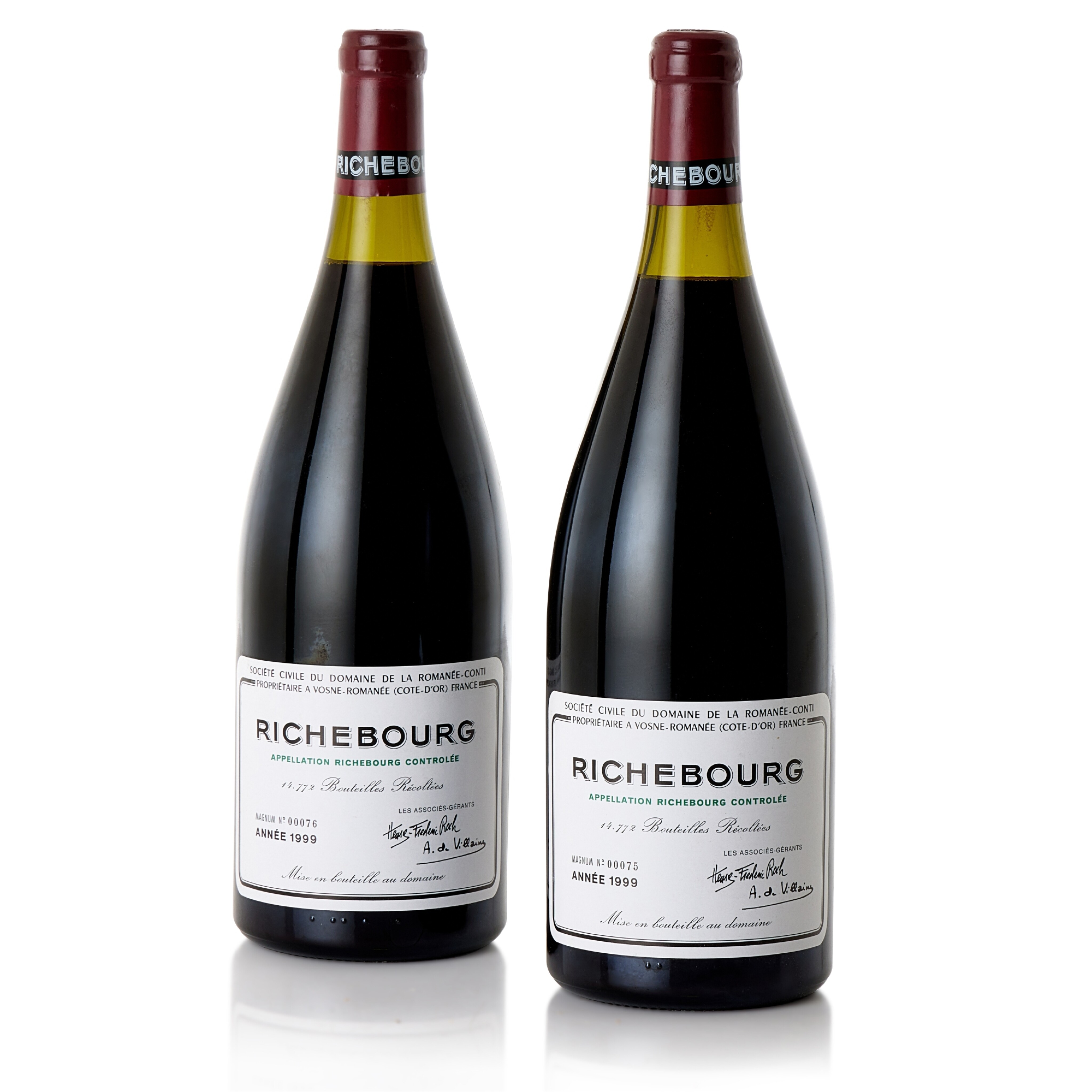 Richebourg 1990 Domaine de la Romanée-Conti (2 BT) | The Domaine | DRC Only | 2023 | Sotheby's Richebourg 1990 Domaine de la Romanée-Conti (2 BT) | The Domaine | DRC Only | 2023 | Sotheby's