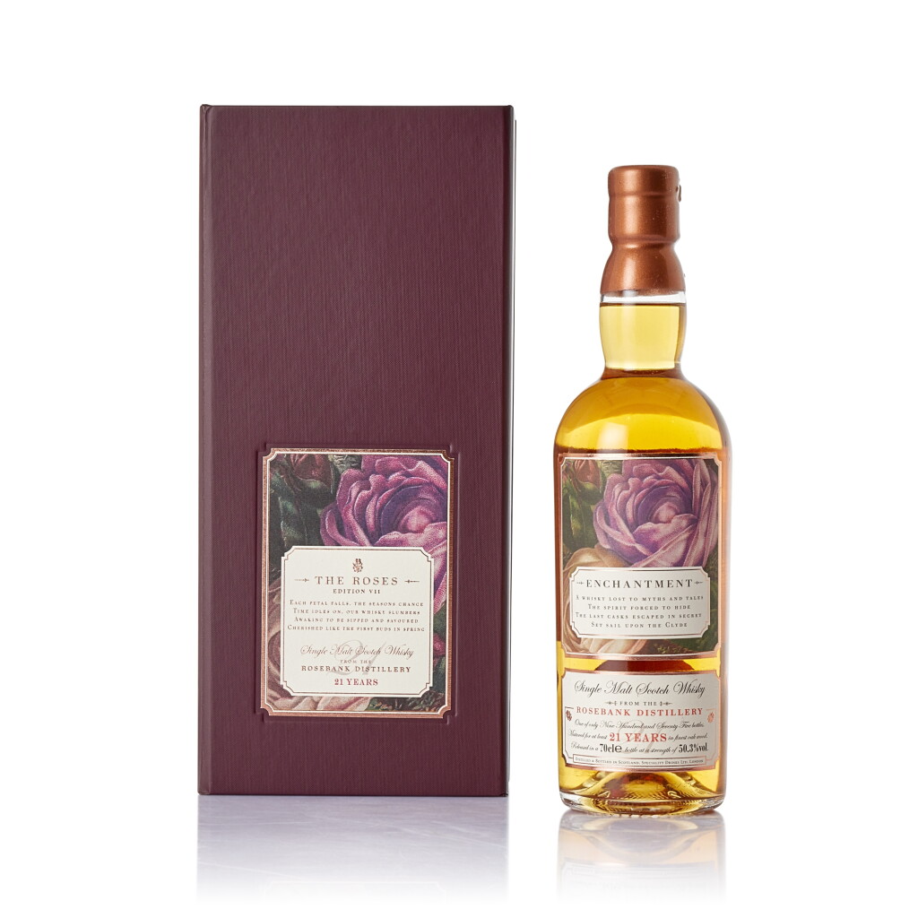 View full screen - View 1 of Lot 8214. Rosebank 21 Year Old The Roses 7 Enchantment 50.0 abv NV (1 BT70).