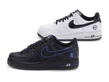 View full screen - View 1 of Lot 96. Air Force 1 ‘Chosen One’ Black & White Sample | Taille US 9, EUR 42.5.