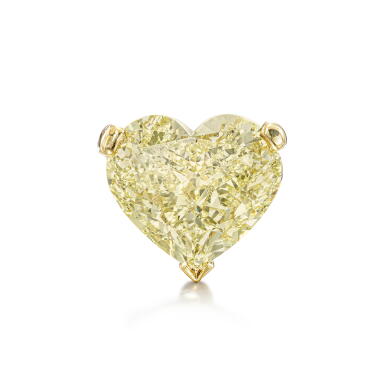 View full screen - View 1 of Lot 1359. FANCY YELLOW DIAMOND RING | 22.55克拉 彩黃色鑽石 戒指.