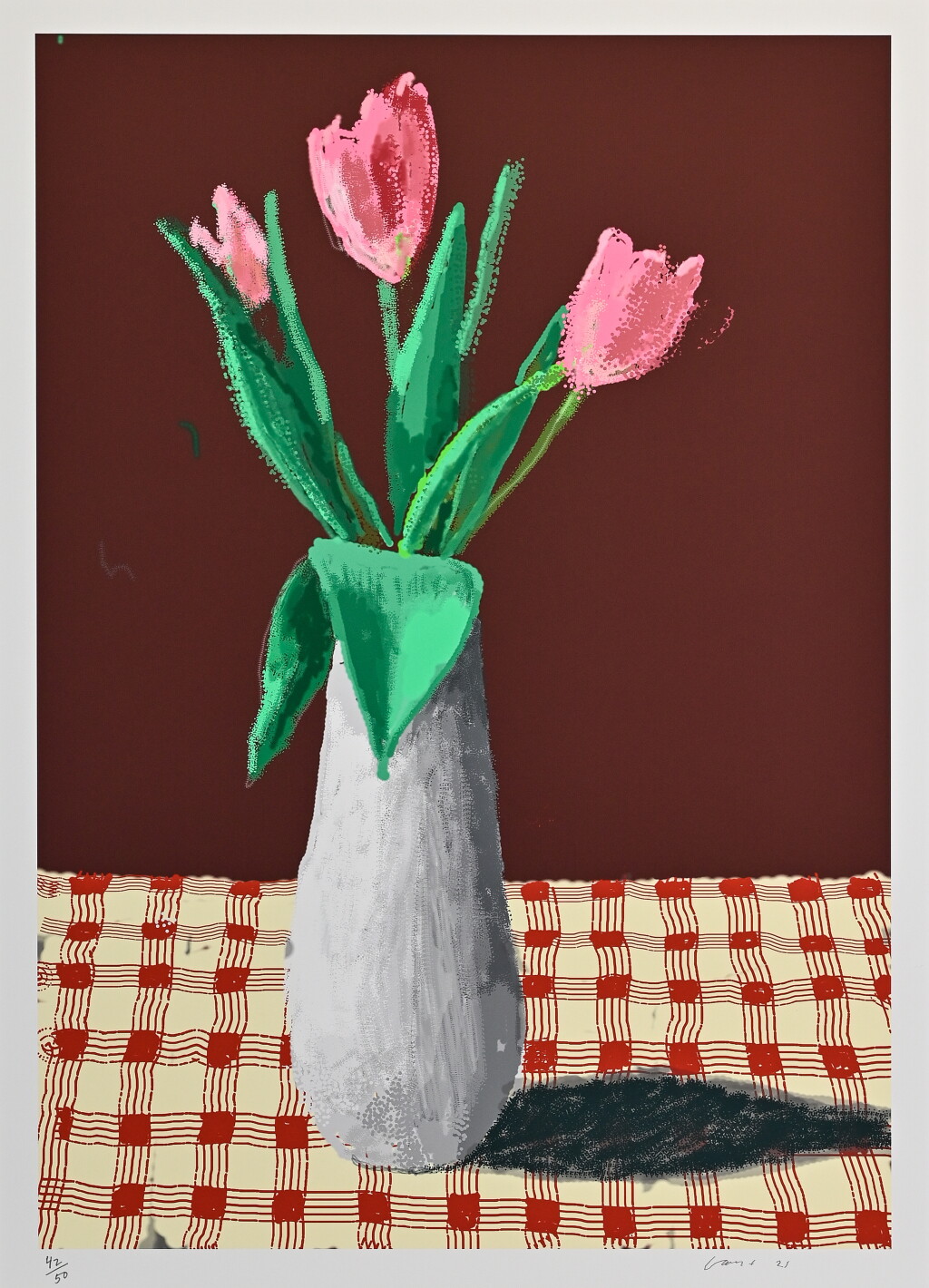 View full screen - View 1 of Lot 109. 2nd March 2021, A Closer Look at Some Tulips.