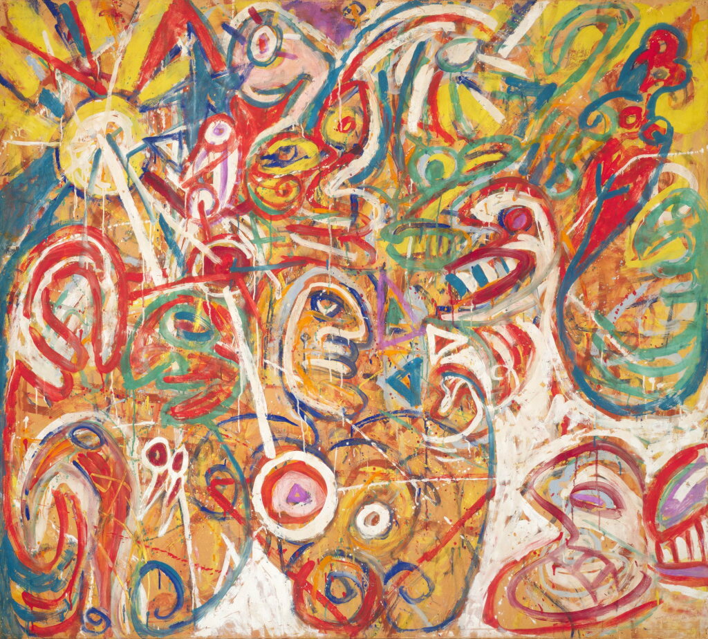 View full screen - View 1 of Lot 27. Come avrebbe dipinto Ensor se fosse un pellerossa?.