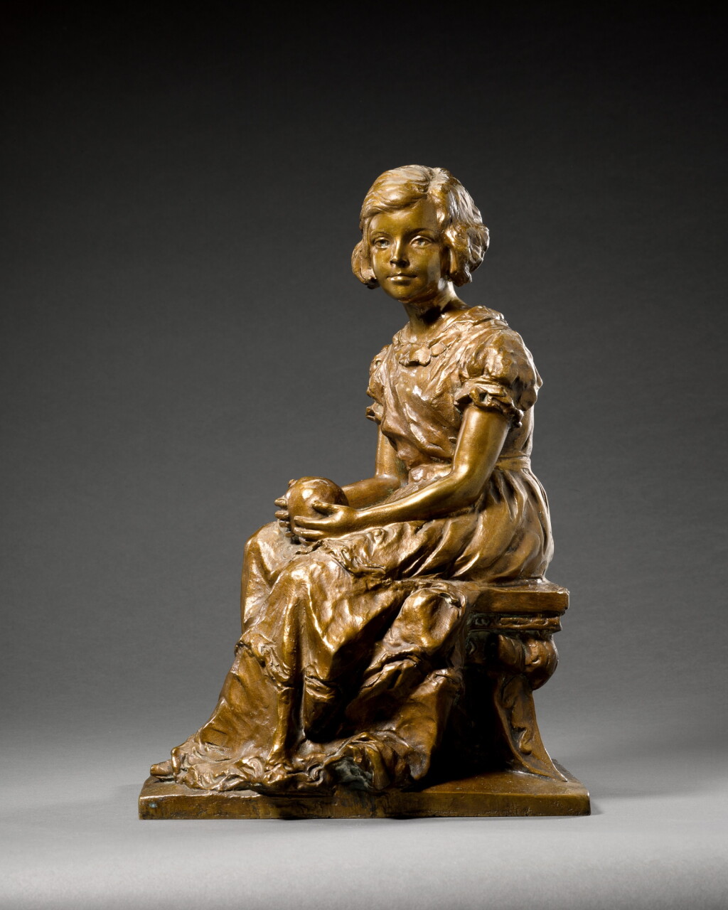 View full screen - View 1 of Lot 54. Seated portrait of a girl.