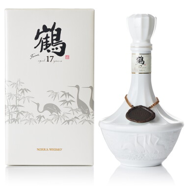 View full screen - View 1 of Lot 1034. 鶴 Nikka Tsuru 17 Year Old Ceramic Decanter 43.0 abv NV (1 BT70).