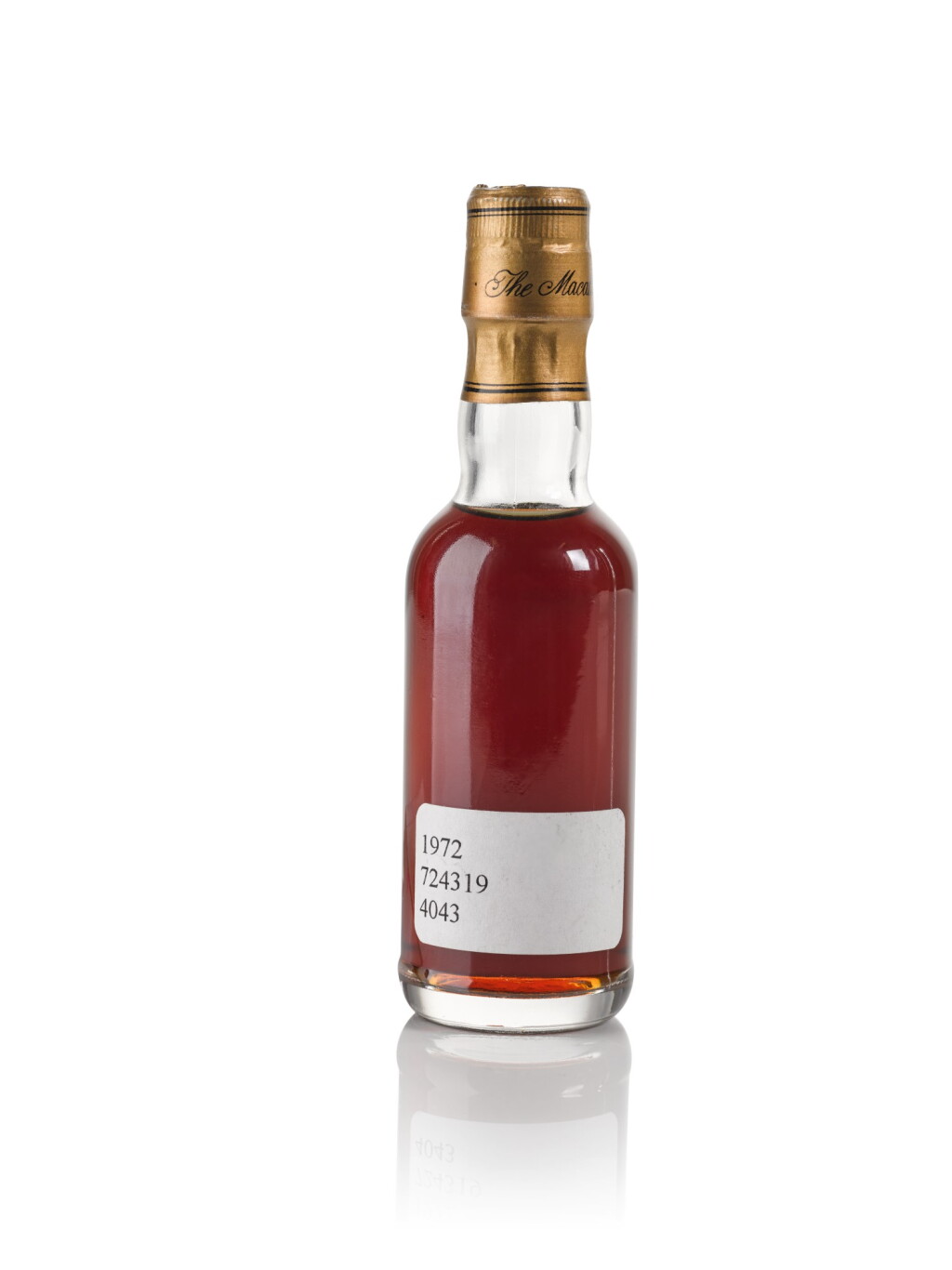 View full screen - View 1 of Lot 14. The Macallan Fine & Rare Trade Sample 58.4 abv 1972 .