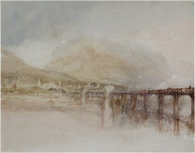 View full screen - View 1 of Lot 61. Ponte Suza at Aosta in the Italian Alps.