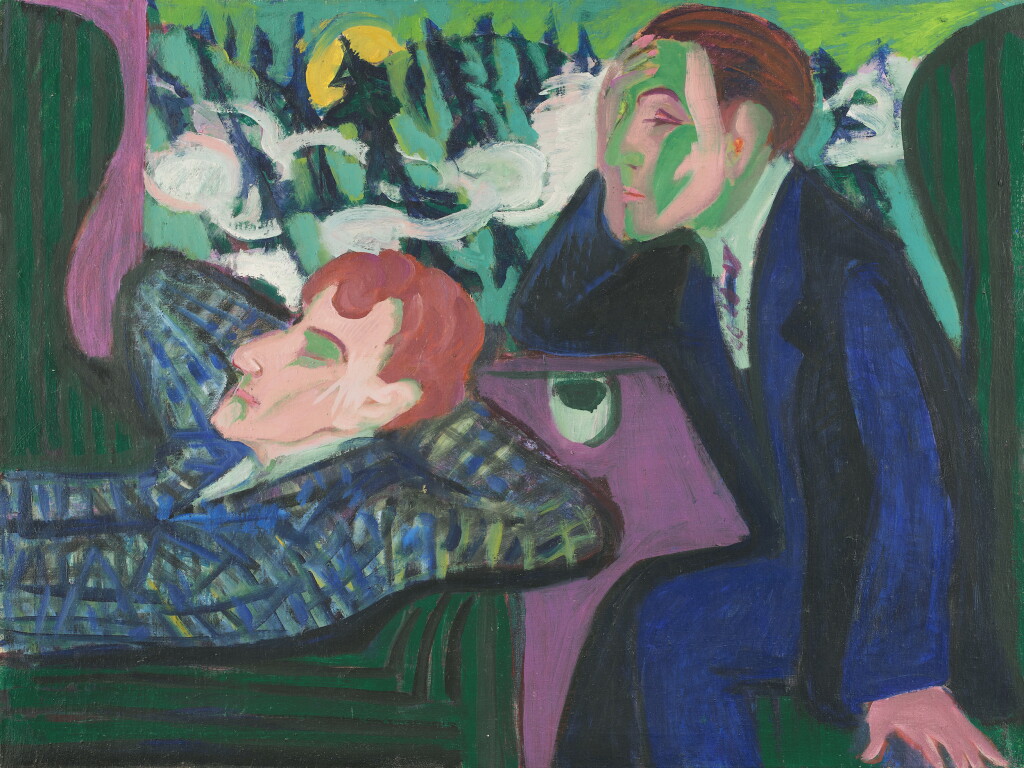 全螢幕檢視 - 查看120Im Schnellzug (Albert Müller und Kirchner) (In the Train (Albert Müller and Kirchner))的1