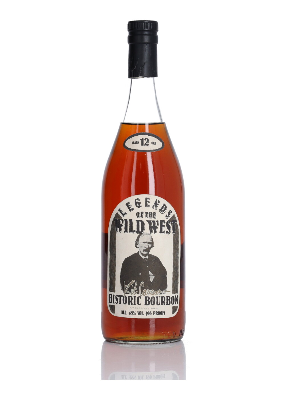 View full screen - View 1 of Lot 143. Legends of the Wild West 12 Year Old 96 Proof NV (1 BT 75cl).