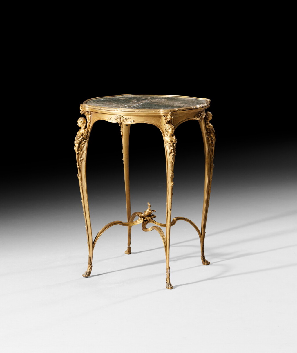 View full screen - View 1 of Lot 160. A French ormolu gueridon, by Zwiener Jansen Successeur, circa 1890 | Guéridon en bronze doré, par Zwiener Jansen Successeur, vers 1890.