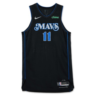 View full screen - View 1 of Lot 7. Kyrie Irving Dallas Mavericks 2023-2024 In Season Tournament Game Worn City Edition Jersey.