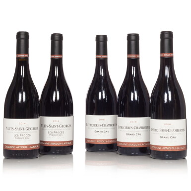 View full screen - View 1 of Lot 8220. Nuits St. Georges, Les Procès 2014 Arnoux-Lachaux (6 BT).