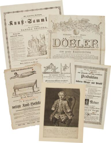 View full screen - View 1 of Lot 253. (German Exhibitions) | Handsome broadsides from the eighteenth and nineteenth centuries.