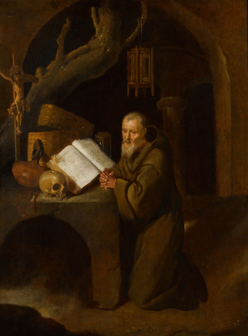 View full screen - View 1 of Lot 31. QUIRINGH GERRITSZ. VAN BREKELENKAM | A hermit praying.