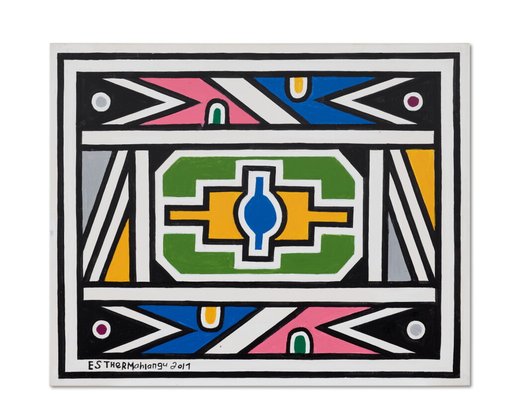 View full screen - View 1 of Lot 9068. 埃斯特·馬蘭古 Esther Mahlangu | 無題 Untitled .