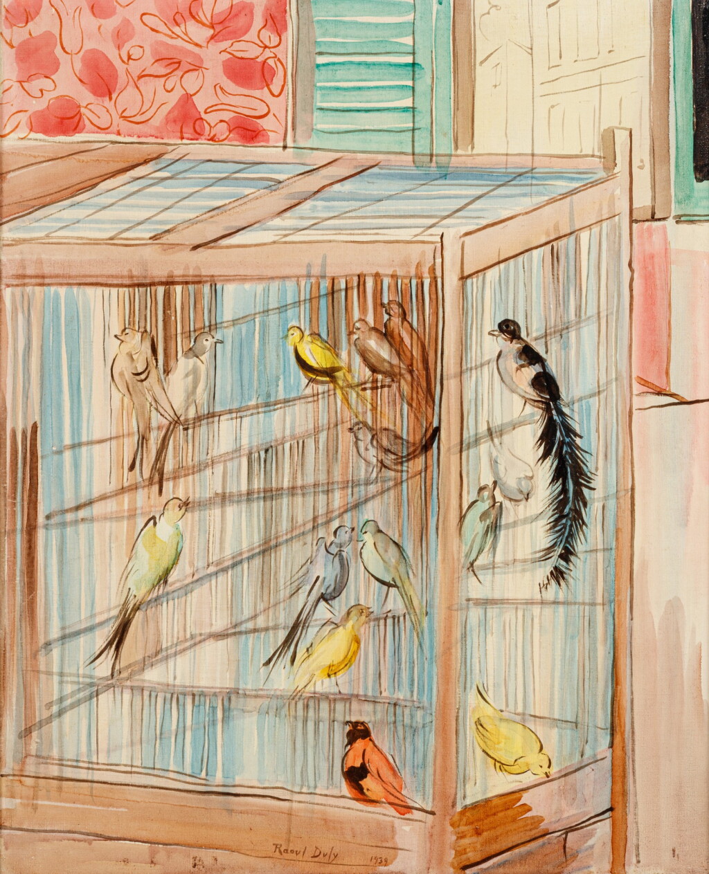 View full screen - View 1 of Lot 47. La cage.